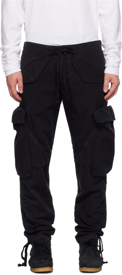 Greg Lauren Black Gl Cargo Pants Greg Lauren