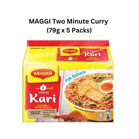 Maggi Instant Noodles Kari Ayam Laksa 5 Pack Maggi Two Minute Curry