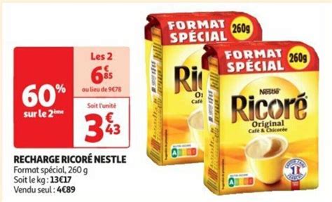 Promo Recharge Ricor Nestle Chez Auchan