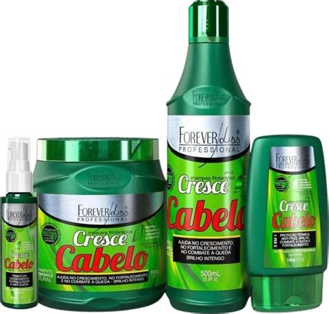 Forever Liss Cresce Cabelo Kit Completo Máscara 1Kg