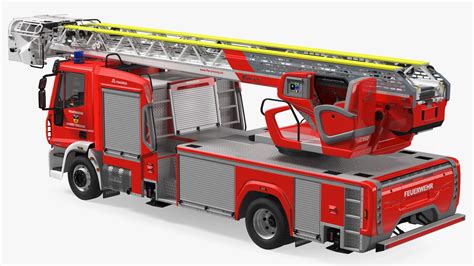 Iveco Ff Magirus Fire Truck D Model Ds Blend C D Fbx