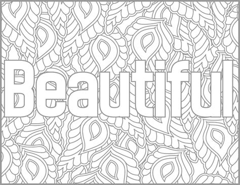 Positive Affirmation Coloring Pages : Positive Affirmations Coloring ...