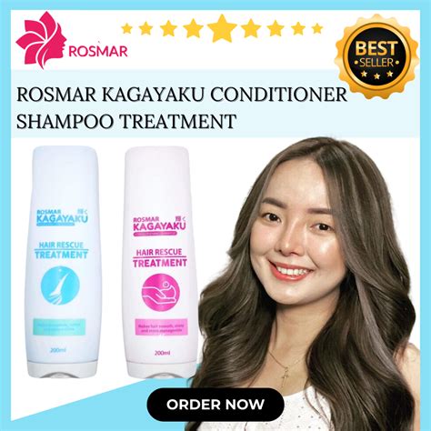 ROSMAR KAGAYAKU NOURISHING CONDITIONER SHAMPOO HAIR RESCUE TREATMENT