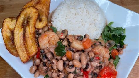 How To Make Black Eye Peas Stew With Prawns 🍤 And Some Vege Quick And Easy Guyanese Style 🇬🇾