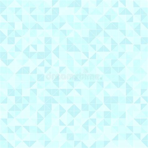 Cyan Triangle Pattern. Seamless Vector Stock Vector - Illustration of ...