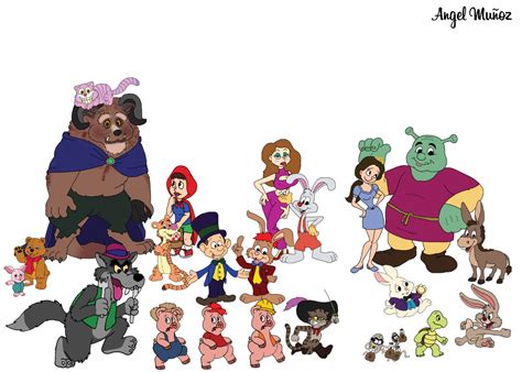 Storybook and Toon Characters by Angel2001PizzaRat on DeviantArt