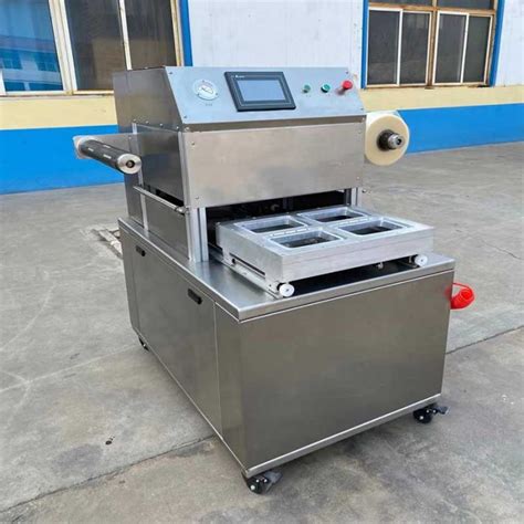 Vertical Tray Sealer Map Modified Atmosphere Packaging Machine Food