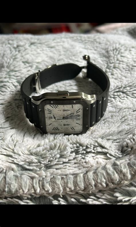 Cartier Santos Adlc Chrono XL Luxury Watches On Carousell