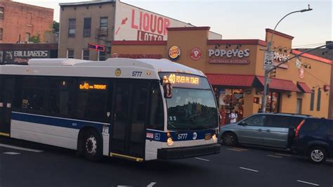 Mta Nyc Bus Novabus Lfsa 5777 Bx40 Youtube