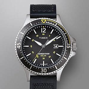 Timex Męski zegarek Expedition Acadia Solar 40 mm Niebieski niebieski