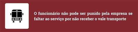Se A Empresa Não Pagar O Vale-transporte Posso Faltar Lei