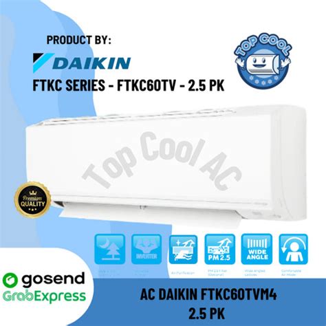 Jual Ac Daikin Ftkc Tvm Ac Split Inverter Pk Daikin Ftkc