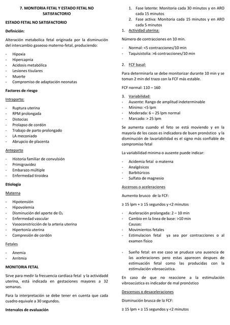 Monitoria Fetal Y Estado Fetal No Satisfactorio Meditipsw UDocz