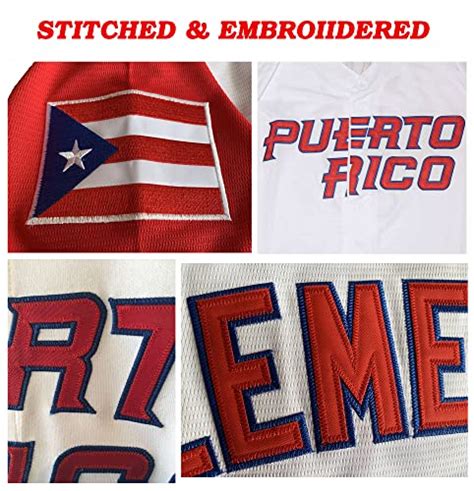 Camiseta De B Isbol Para Hombre Dise O De Puerto Rico Clem