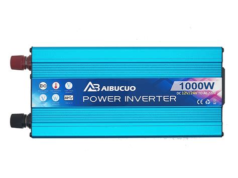 AIBUCUO SI500 12V/24V DC to AC Modified Sine Wave power invert Dual
