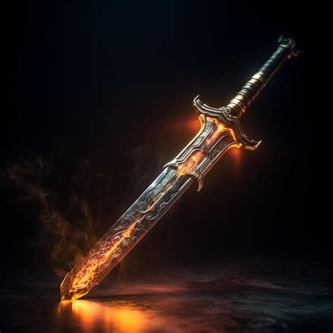 Premium Photo A Sword Fire