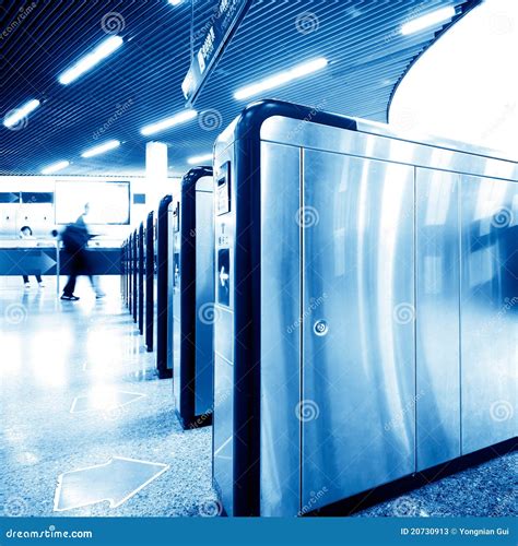 Subway exit stock image. Image of people, hall, city - 20730913