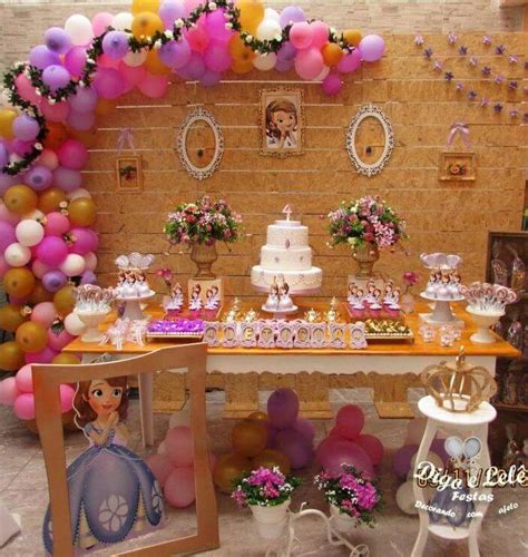 Pin de Contém Amor festas e eventos em princesa sofia Festa princesa