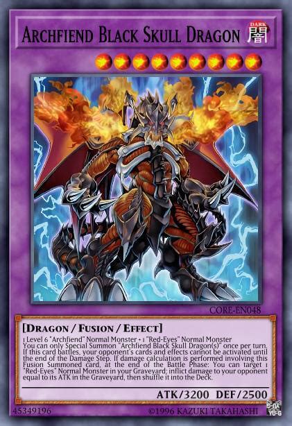 Archfiend Black Skull Dragon | Yu-Gi-Oh TCG YGO Cards