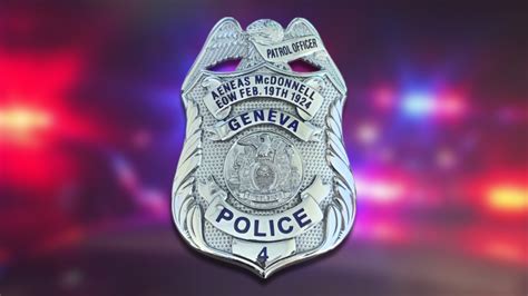 Geneva Police wear new commemorative badge in 2024