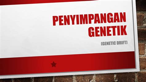 Pdf Penyimpangan Genetik Dokumen Tips