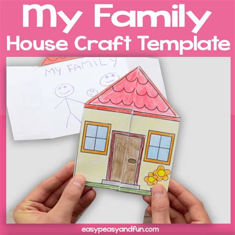 paper house  family craft easy peasy  fun