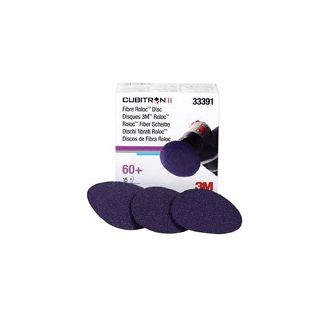 3m Cubitron™ Ii Roloc™ Discs Grit 60 Diameter 3 Color Purple