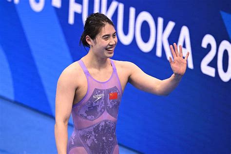 China Win Men S 100m Breaststroke Women S 100m Butterfly At Worlds CGTN