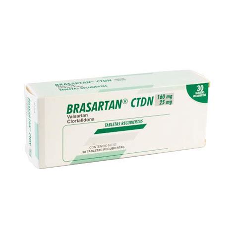 Brasartan Ctdn Valsart N Clortalidona Mg Farma Caja X Tabletas