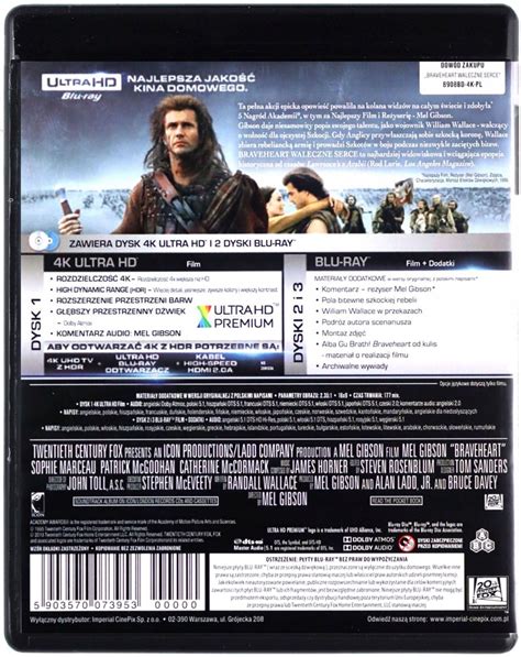 Braveheart Waleczne Serce Blu Ray K Oficjalne