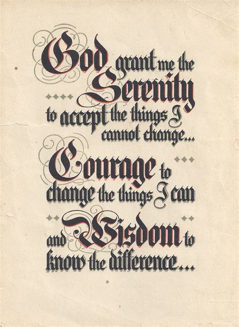 Serenity Prayer | Faith Seeking Understanding