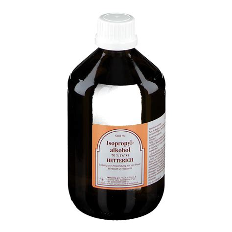 Isopropylalkohol 70 Hetterich 500 Ml Shop Apotheke