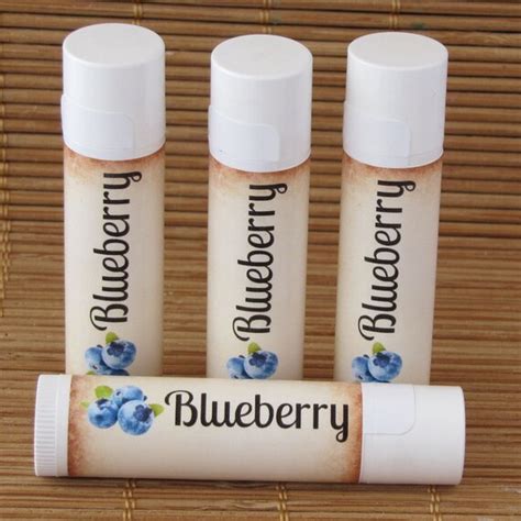 Blueberry Flavored Lip Balm Handmade All Natural Lip Balm