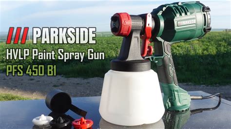 PARKSIDE HVLP Paint Spray Gun PFS 450 B1 YouTube