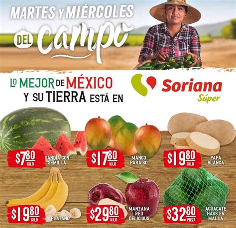 Folleto Soriana Super Martes y Miércoles del Campo 17 y 18 de agosto 2021