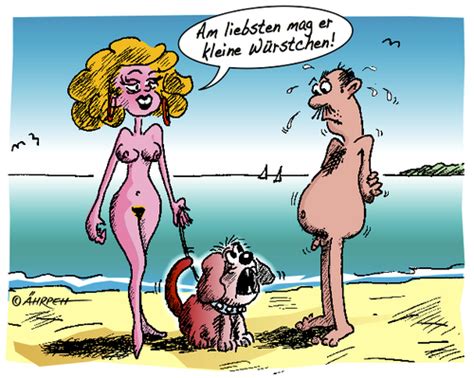 Neulich Am FKK Strand Von Rpeter Philosophie Cartoon TOONPOOL