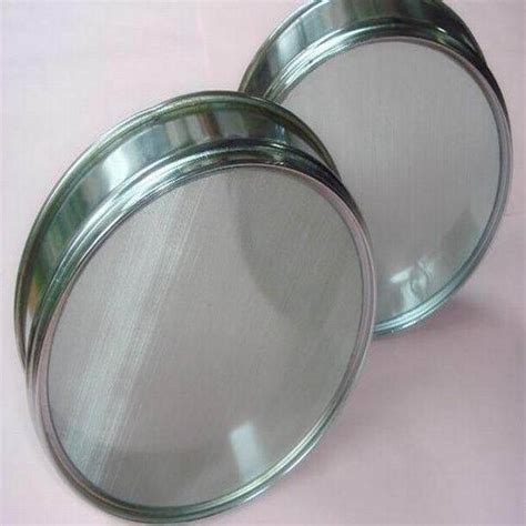 Stainless Steel Wire Mesh Laboratory Test Sieves Dia 200mm 300mm For