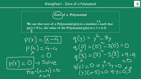 Zero Of A Polynomial 2 Of 2 Youtube