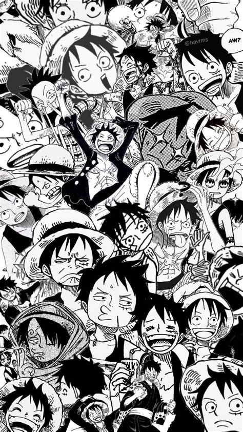 Download One Piece Aesthetic Manga Luffy Wallpaper | Wallpapers.com