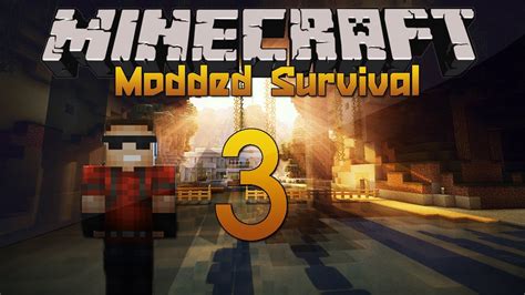 MineCraft Modded Survival Episode 3 Finding Ores YouTube