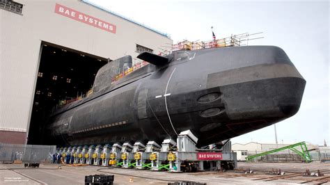 Astute-class submarine HMS Artful (S 121) being rolled out at BAE ...