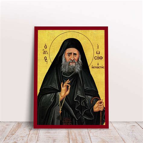 Saint Joseph the Hesychast – Byzantine Icons Art