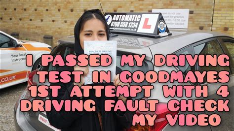 Goodmayes Test Route Test Time Am Learner Passed Her Driving Test