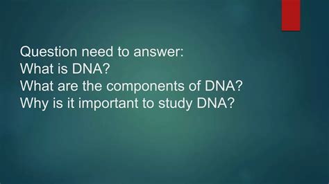 Dna Structure Ppt