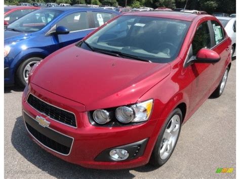 Crystal Red Tintcoat Chevrolet Sonic Ltz Sedan Photo