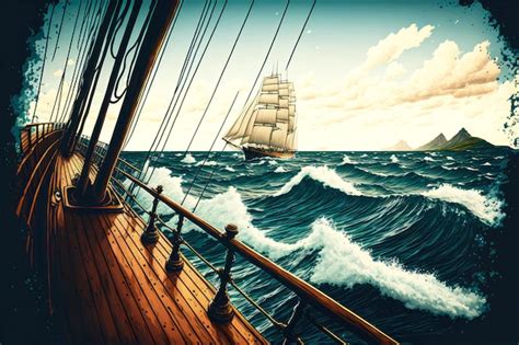 classic sailing vessel art pictures freepik