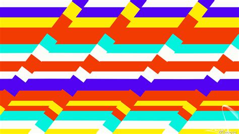 1920x1080 Colorful Geometry Shapes Digital Art Abstract Stripes