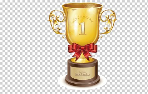 Nuevo emblema trofeo trofeo campeón adobe ilustrador campeones trofeo