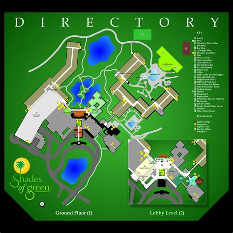 Shades Of Green Hotel Map