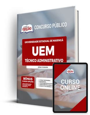 Apostila UEM Técnico Administrativo 2023 Download Apostila